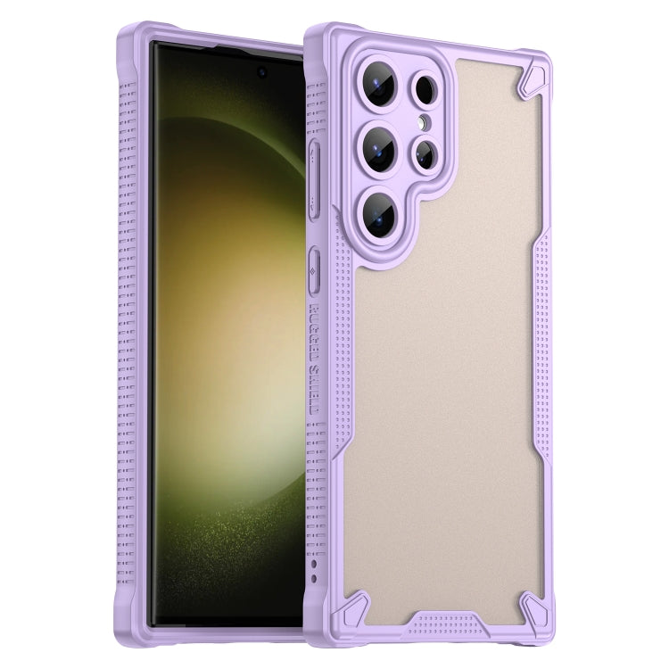 Custodia per telefono Armor Glaze PC Hybrid TPU, For Samsung Galaxy S23 Ultra 5G, For Samsung Galaxy S23+ 5G, For Samsung Galaxy S23 5G, For Samsung Galaxy S22 Ultra 5G