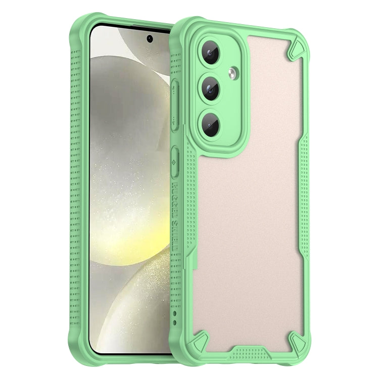 Custodia per telefono Armor Glaze PC Hybrid TPU, For Samsung Galaxy S24 FE 5G, For Samsung Galaxy S24 Ultra 5G, For Samsung Galaxy S24+ 5G, For Samsung Galaxy S24 5G