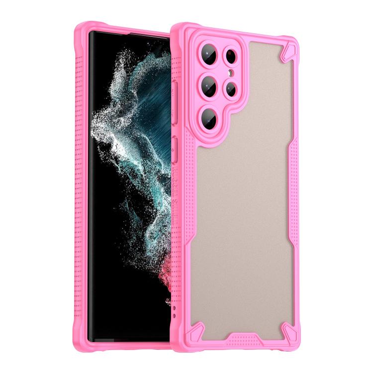 Custodia per telefono Armor Glaze PC Hybrid TPU, For Samsung Galaxy S23 Ultra 5G, For Samsung Galaxy S23+ 5G, For Samsung Galaxy S23 5G, For Samsung Galaxy S22 Ultra 5G