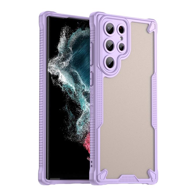 Custodia per telefono Armor Glaze PC Hybrid TPU, For Samsung Galaxy S23 Ultra 5G, For Samsung Galaxy S23+ 5G, For Samsung Galaxy S23 5G, For Samsung Galaxy S22 Ultra 5G