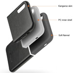 Custodia in pelle di canguro per iPhone X, XS, XR e XS Max