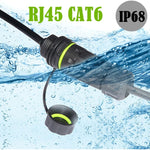 Connettore Ethernet CAT6 IP68 maschio-femmina RJ45 8P8C, CAT6 Ethernet Connector