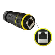 Accoppiatore Ethernet in rame puro schermato RJ45 Cat7 impermeabile IP68, Cat7 Ethernet Coupler