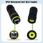 Accoppiatore Ethernet in rame puro schermato RJ45 Cat7 impermeabile IP68, Cat7 Ethernet Coupler