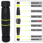 Accoppiatore Ethernet in rame puro schermato RJ45 Cat7 impermeabile IP68, Cat7 Ethernet Coupler