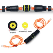 Accoppiatore Ethernet in rame puro schermato RJ45 Cat7 impermeabile IP68, Cat7 Ethernet Coupler