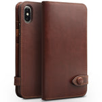 Custodia in pelle QIALINO per iPhone XS e X