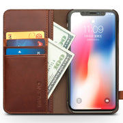 Custodia in pelle QIALINO per iPhone XS/X