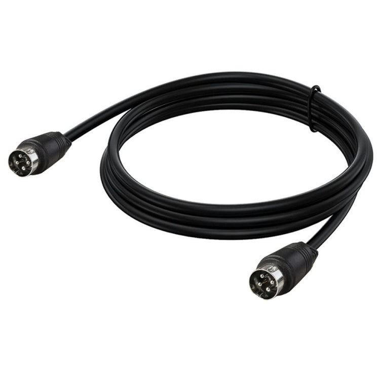 Cavo adattatore audio di alimentazione CA/CC MD DIN 4 pin maschio-maschio, 0.5m, 1m, 1.5m, 3m, 5m