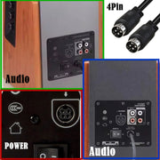 Cavo adattatore audio MD DIN 4 pin maschio 0,5-5 metri