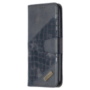Custodia in pelle sintetica a vibrazione orizzontale con trama in coccodrillo abbinata con portafoglio, supporto e slot per carte, For Xiaomi Redmi 9A, For Xiaomi Redmi 9C, For Huawei Y5(2019)