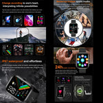 Orologio intelligente fitness ZW65 da 2,01 pollici, ossigeno nel sangue / pressione sanguigna / frequenza cardiaca