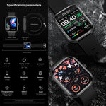 Orologio intelligente fitness ZW65 da 2,01 pollici, ossigeno nel sangue / pressione sanguigna / frequenza cardiaca
