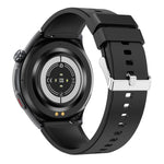 T82 1.43 pollici schermo rotondo BT Call Smart Watch, frequenza cardiaca / pressione sanguigna / ossigeno nel sangue / sonno / zucchero nel sangue / HRV / Metope / SOS, Silicone Black, Silicone Red, Silicone Blue, Leather Brown, Leather Black          ...