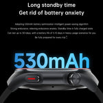 T82 1.43 pollici schermo rotondo BT Call Smart Watch, frequenza cardiaca / pressione sanguigna / ossigeno nel sangue / sonno / zucchero nel sangue / HRV / Metope / SOS, Silicone Black, Silicone Red, Silicone Blue, Leather Brown, Leather Black          ...