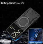Custodia per telefono con supporto MagSafe per finestra grande, For Samsung Galaxy S26 Ultra 5G, For Samsung Galaxy S25 Ultra 5G, For Samsung Galaxy S24 Ultra 5G, For Samsung Galaxy S22 Ultra 5G