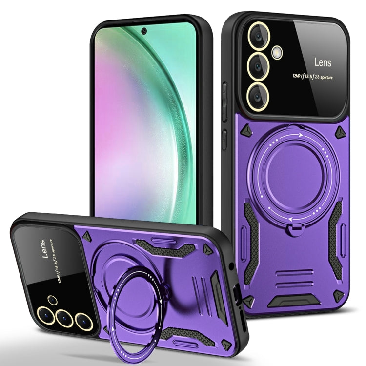 Custodia per telefono con supporto MagSafe per finestra grande, For Samsung Galaxy A56 / A36 5G, For Samsung Galaxy A55 5G, For Samsung Galaxy A35 5G, For Samsung Galaxy A05s
