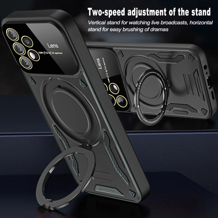 Custodia per telefono con supporto MagSafe per finestra grande, For Samsung Galaxy A52 4G / 5G, For Samsung Galaxy A32 5G
