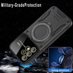 Custodia per telefono con supporto MagSafe per finestra grande, For Samsung Galaxy A52 4G / 5G, For Samsung Galaxy A32 5G