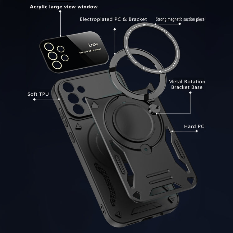 Custodia per telefono con supporto MagSafe per finestra grande, For Samsung Galaxy A52 4G / 5G, For Samsung Galaxy A32 5G