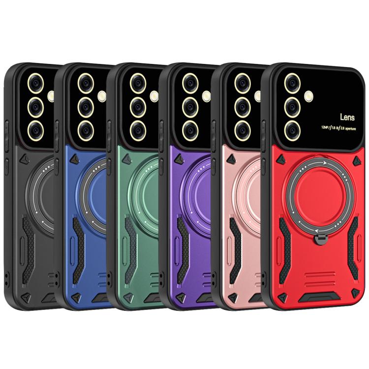 Custodia per telefono con supporto MagSafe per finestra grande, For Samsung Galaxy A56 / A36 5G, For Samsung Galaxy A55 5G, For Samsung Galaxy A35 5G, For Samsung Galaxy A05s