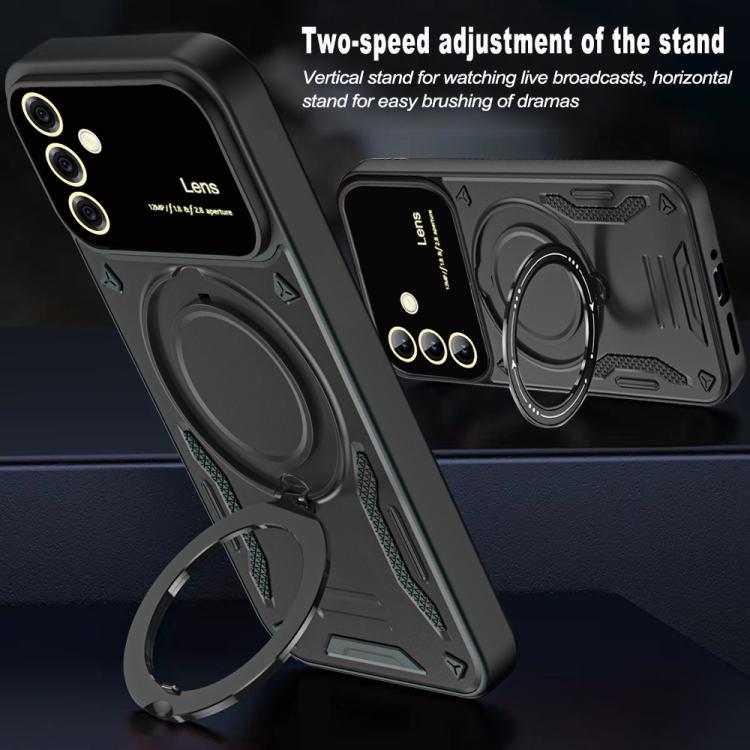 Custodia per telefono con supporto MagSafe per finestra grande, For Samsung Galaxy A56 / A36 5G, For Samsung Galaxy A55 5G, For Samsung Galaxy A35 5G, For Samsung Galaxy A05s
