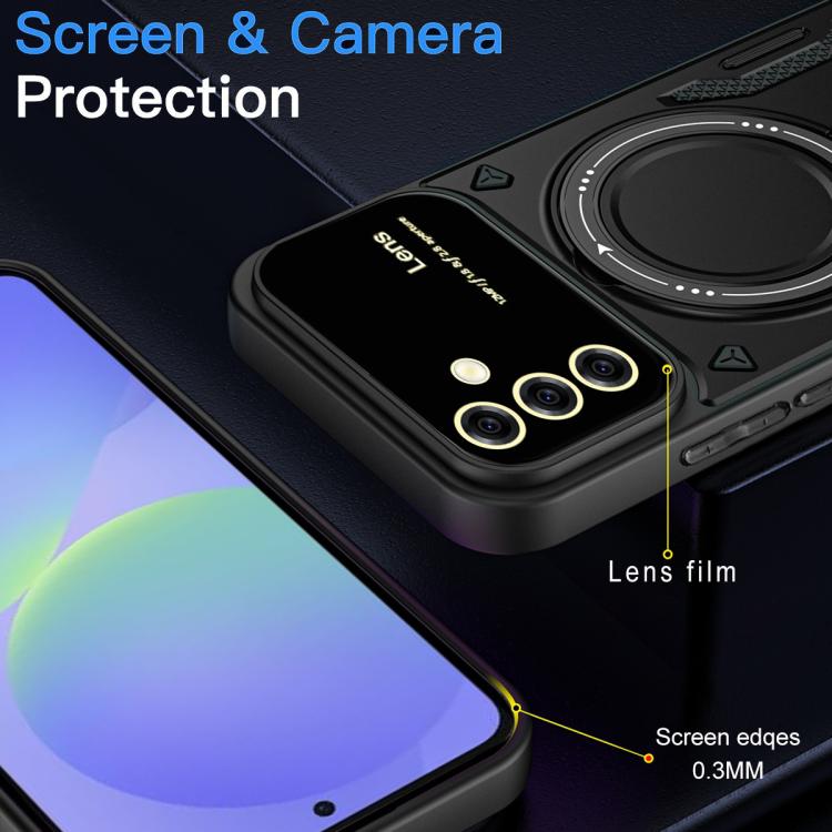 Custodia per telefono con supporto MagSafe per finestra grande, For Samsung Galaxy A56 / A36 5G, For Samsung Galaxy A55 5G, For Samsung Galaxy A35 5G, For Samsung Galaxy A05s