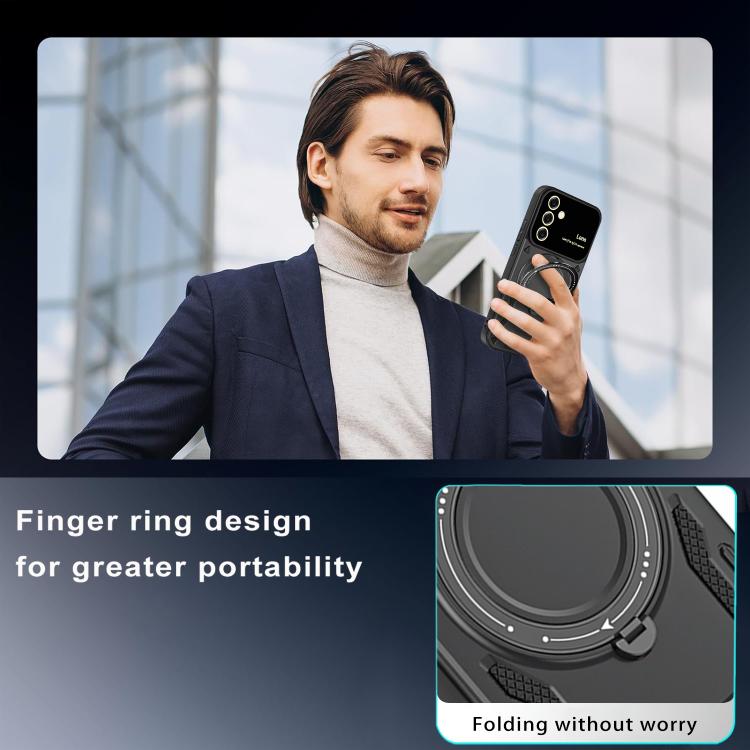 Custodia per telefono con supporto MagSafe per finestra grande, For Samsung Galaxy A56 / A36 5G, For Samsung Galaxy A55 5G, For Samsung Galaxy A35 5G, For Samsung Galaxy A05s