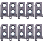 10pcs Rear Camera Lens Cover, For Samsung Galaxy A16 SM-A165F, For Samsung Galaxy A16 5G SM-A166B, For Samsung Galaxy S24 FE SM-S721B, For Samsung Galaxy F55 SM-E556B, For Samsung Galaxy C55 SM-C556B, For Samsung Galaxy M15 SM-M156B