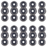 10pcs Rear Camera Lens Cover, For Samsung Galaxy A16 SM-A165F, For Samsung Galaxy A16 5G SM-A166B, For Samsung Galaxy S24 FE SM-S721B, For Samsung Galaxy F55 SM-E556B, For Samsung Galaxy C55 SM-C556B, For Samsung Galaxy M15 SM-M156B