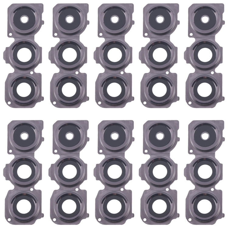 10pcs Rear Camera Lens Cover, For Samsung Galaxy A16 SM-A165F, For Samsung Galaxy A16 5G SM-A166B, For Samsung Galaxy S24 FE SM-S721B, For Samsung Galaxy F55 SM-E556B, For Samsung Galaxy C55 SM-C556B, For Samsung Galaxy M15 SM-M156B