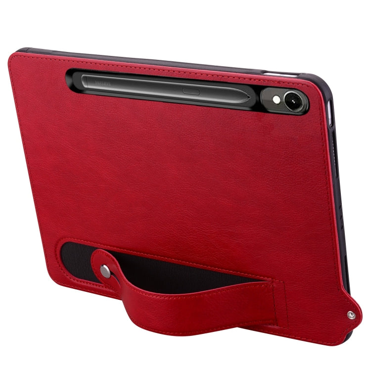 Custodia per tablet con retro in pelle TPU e cinturino, For Galaxy Tab S11 / S10 / S9, For Galaxy Tab S11, For Galaxy Tab S10+ / S9+ / S8+