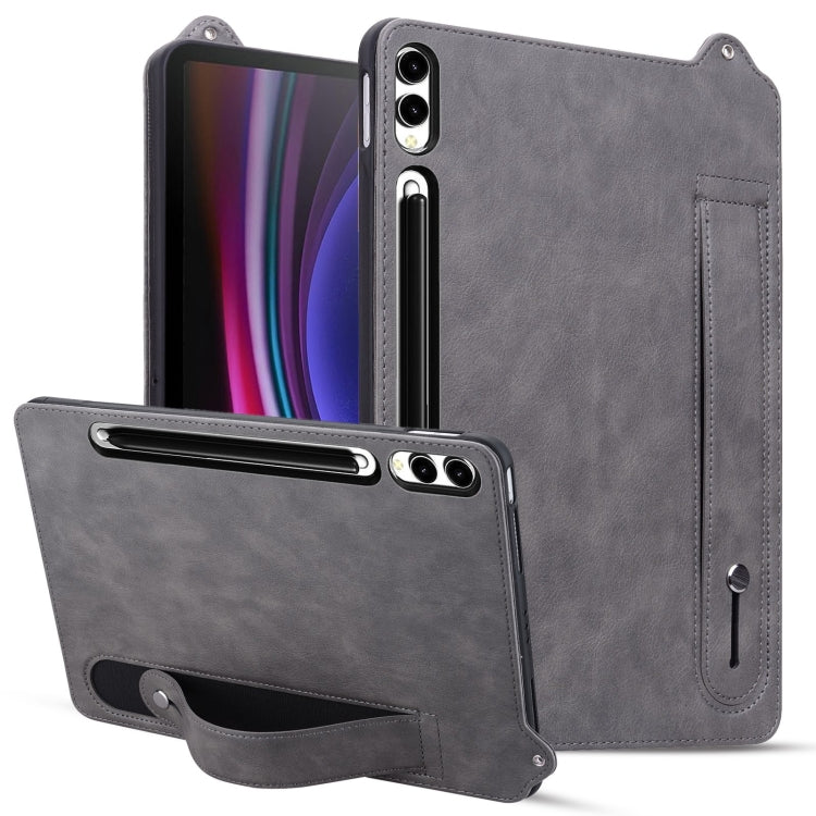 Custodia per tablet con retro in pelle TPU e cinturino, For Galaxy Tab S11 / S10 / S9, For Galaxy Tab S11, For Galaxy Tab S10+ / S9+ / S8+