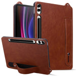 Custodia per tablet con retro in pelle TPU e cinturino, For Galaxy Tab S11 / S10 / S9, For Galaxy Tab S11, For Galaxy Tab S10+ / S9+ / S8+
