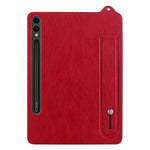 Custodia per tablet con retro in pelle TPU e cinturino, For Galaxy Tab S12 Utra /S11 Ultra /S10 Ultra, For Galaxy Tab A11+ / A9+, For Galaxy Tab A11 / A9, For Galaxy Tab S10 Lite / S10 FE