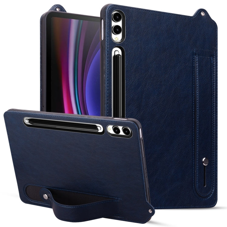Custodia per tablet con retro in pelle TPU e cinturino, For Galaxy Tab S12 Utra /S11 Ultra /S10 Ultra, For Galaxy Tab A11+ / A9+, For Galaxy Tab A11 / A9, For Galaxy Tab S10 Lite / S10 FE