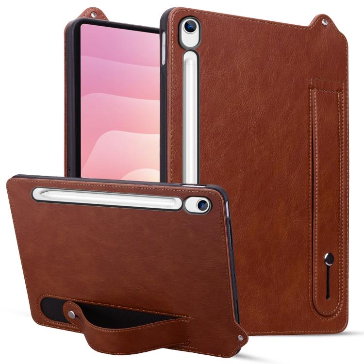 Custodia per tablet con retro in pelle TPU e cinturino, For Galaxy Tab S12 Utra /S11 Ultra /S10 Ultra, For Galaxy Tab A11+ / A9+, For Galaxy Tab A11 / A9, For Galaxy Tab S10 Lite / S10 FE