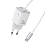 Caricabatterie rapido USAMS GaN Mini 20W Type-C doppia porta
