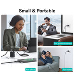 Caricabatterie rapido doppia porta USAMS CC264 GaN 30W con cavo