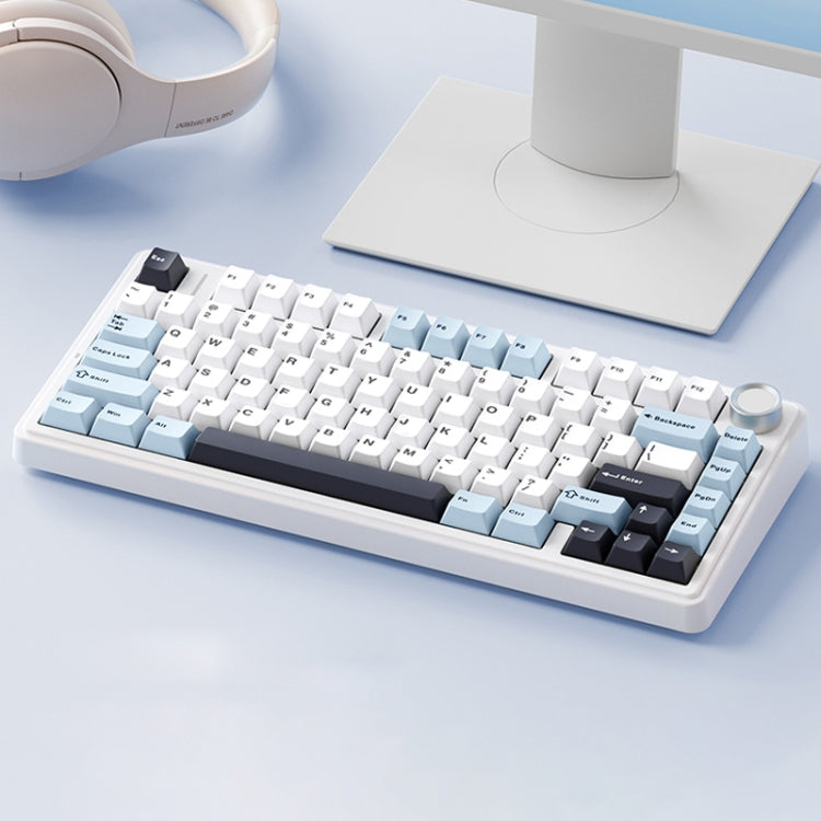 Tastiera meccanica RGB personalizzata a tre modelli AULA F75 80 tasti cablata/2.4G/Bluetooth
