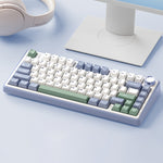 Tastiera meccanica RGB personalizzata a tre modelli AULA F75 80 tasti cablata/2.4G/Bluetooth