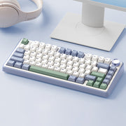 Tastiera meccanica RGB personalizzata a tre modelli AULA F75 80 tasti cablata/2.4G/Bluetooth