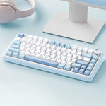 Tastiera meccanica RGB personalizzata a tre modelli AULA F75 80 tasti cablata/2.4G/Bluetooth