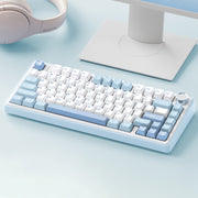 Tastiera meccanica RGB personalizzata a tre modelli AULA F75 80 tasti cablata/2.4G/Bluetooth