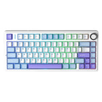 Tastiera meccanica RGB personalizzata a tre modelli AULA F75 80 tasti cablata/2.4G/Bluetooth