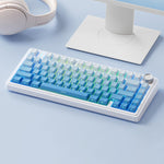 Tastiera meccanica RGB personalizzata a tre modelli AULA F75 80 tasti cablata/2.4G/Bluetooth