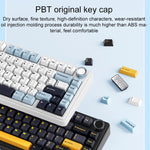 Tastiera meccanica RGB personalizzata a tre modelli AULA F75 80 tasti cablata/2.4G/Bluetooth