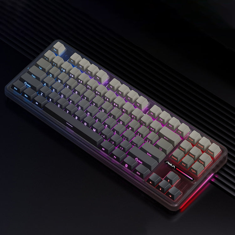 Tastiera meccanica RGB personalizzata a tre modelli AULA F87 Pro 87 tasti cablata/2.4G/Bluetooth