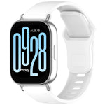 Cinturino per orologio in silicone con fibbia rovesciata tinta unita, For Redmi Watch 5 Active