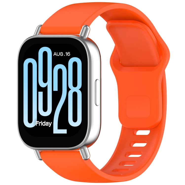 Cinturino per orologio in silicone con fibbia rovesciata tinta unita, For Redmi Watch 5 Active